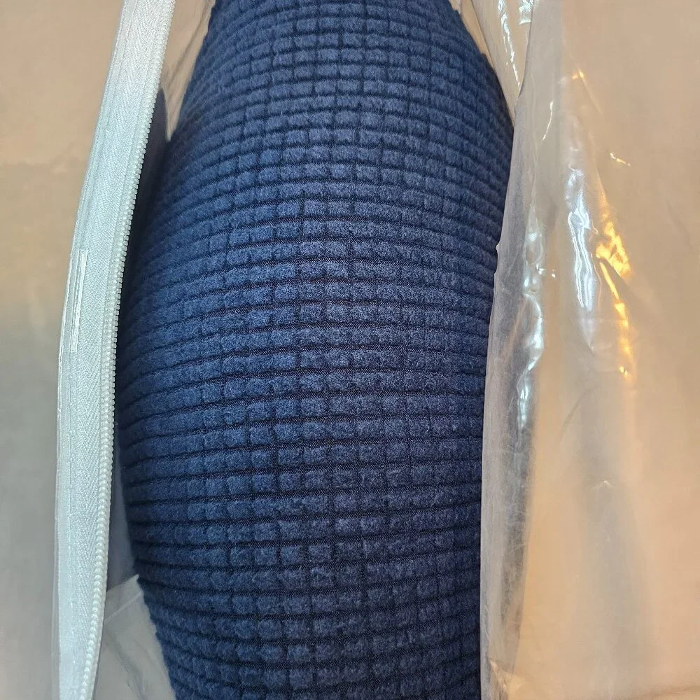 Easy-Going Stretch Loveseat Slipcover in dark blue
